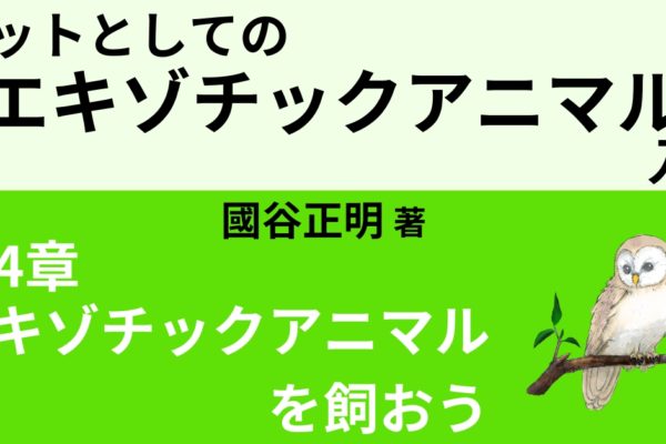 エキゾチックアニマルを飼おう①　～ペットショップ編～