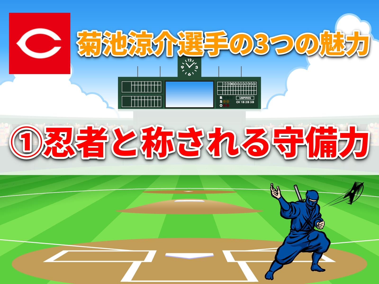 菊池涼介 広島カープの打者の魅力 Webon ウェボン