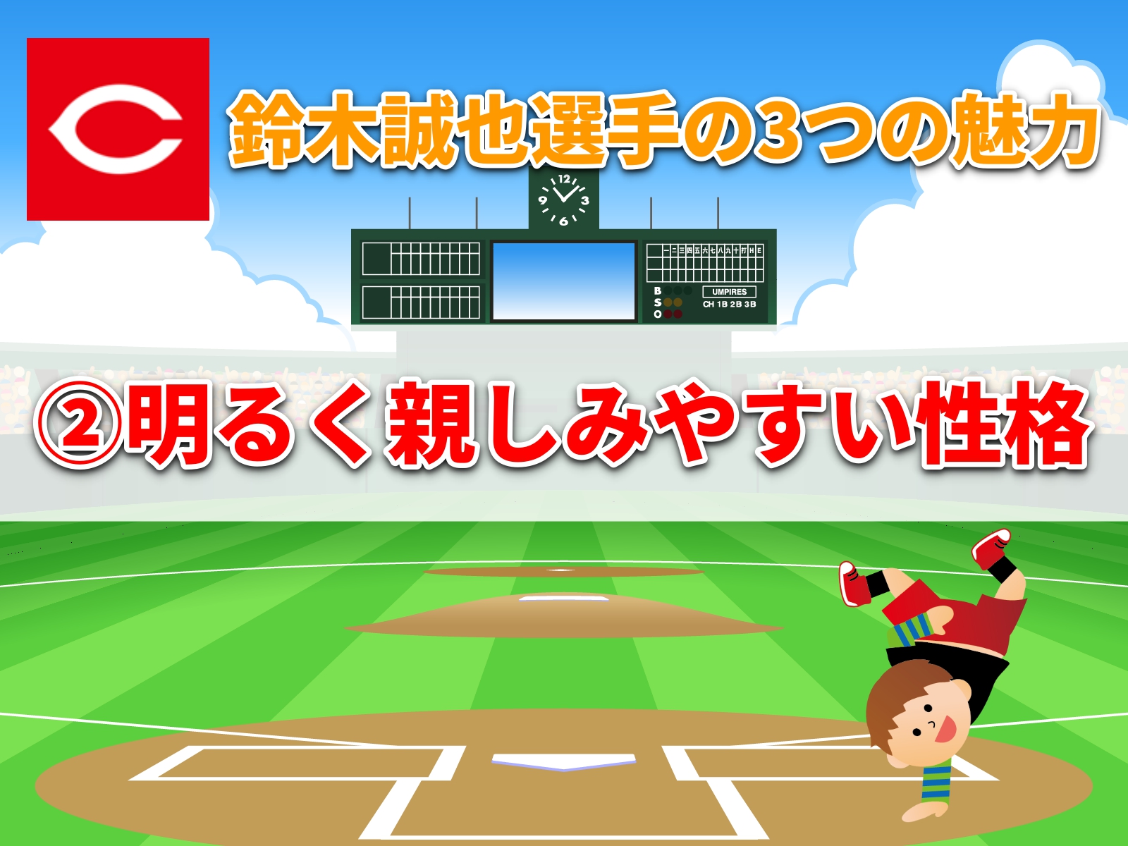 鈴木誠也 広島カープの打者の魅力 Webon ウェボン