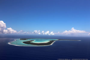 世界で最も美しい白い砂浜 - フランス領ポリネシア、マティラ ビーチ